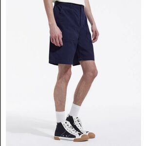 The Kooples Blue Cargo Shorts Versatile Cotton Blend UK size 48